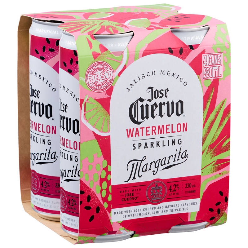Watermelon Tequila Cans 4 Pack