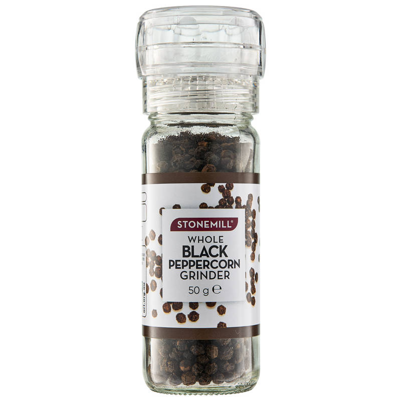 STONEMILL Black Peppercorn Grinder 50g