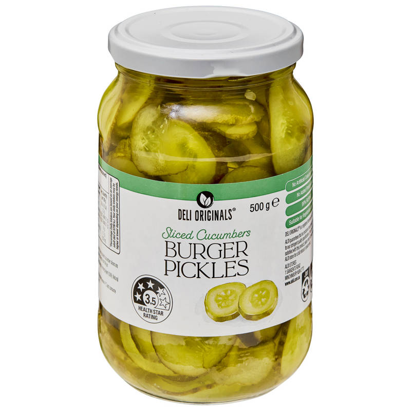 Burger Pickles 500g