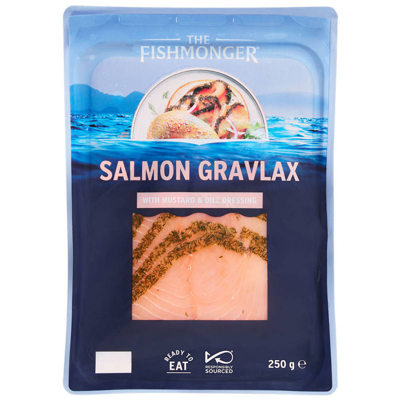 THE FISHMONGER Salmon Gravalax 250g