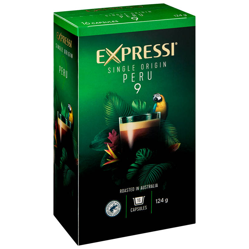 Peru Single Origin Coffee 16 Pack 124g