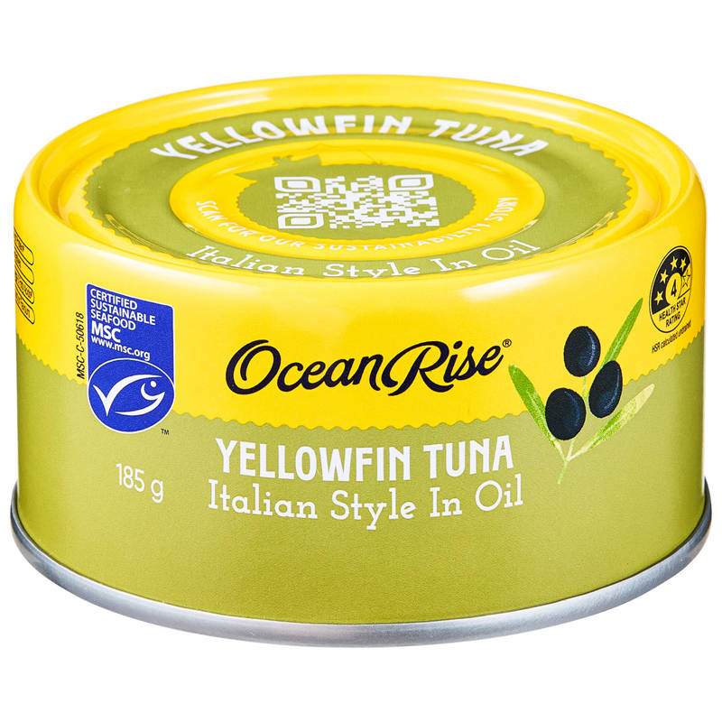 Italian Style Yellowfin Tuna Chunks in Oil 185g