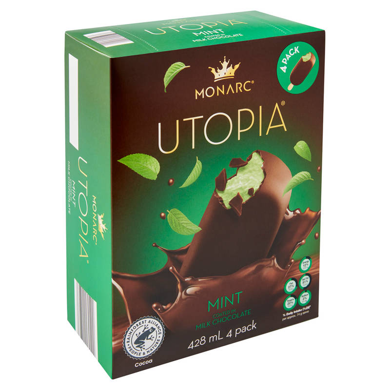 MONARC Utopia Mint 4 Pack 428ml