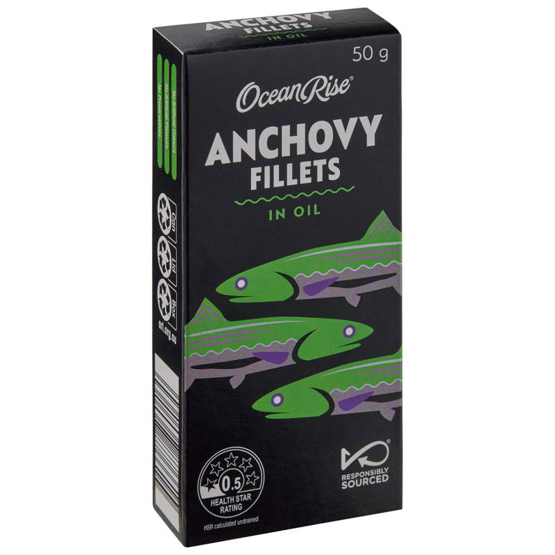 OCEAN RISE Anchovy Fillets in Oil 50g