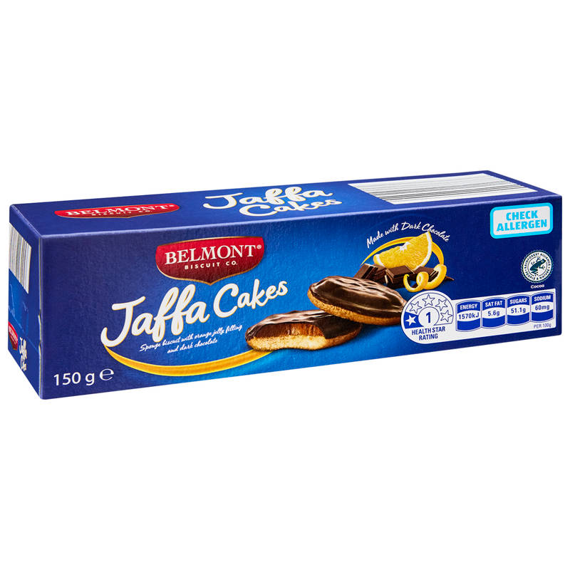 BELMONT BISCUIT CO. Jaffa Cakes 150g