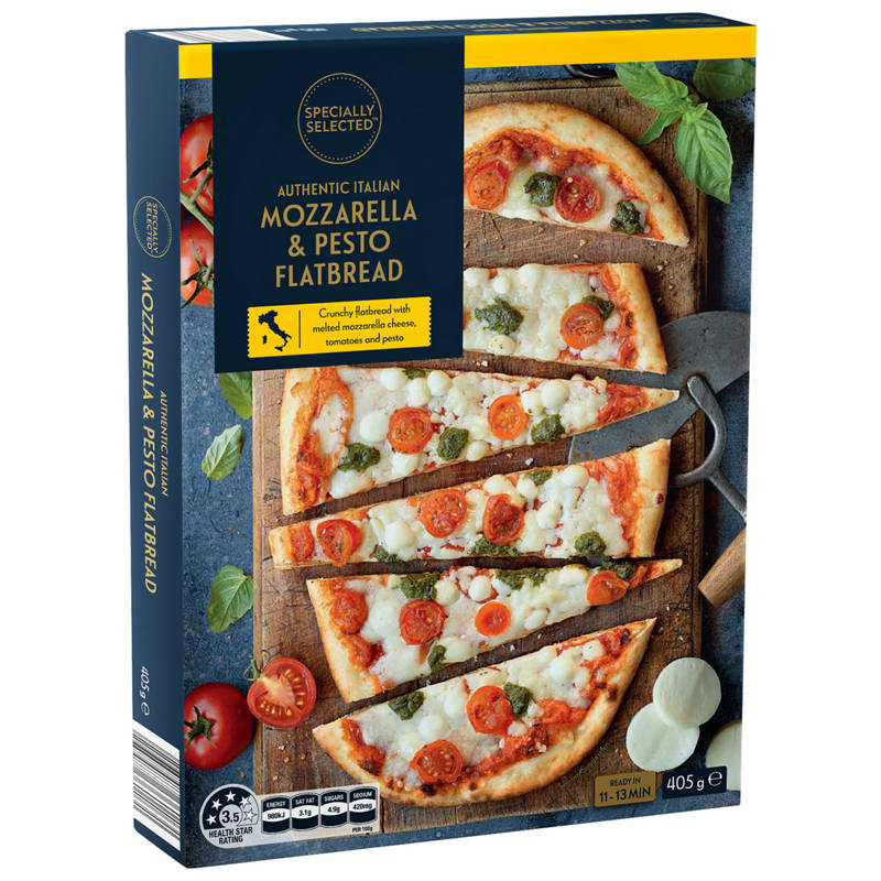 Mozzarella & Pesto Flatbread 405g