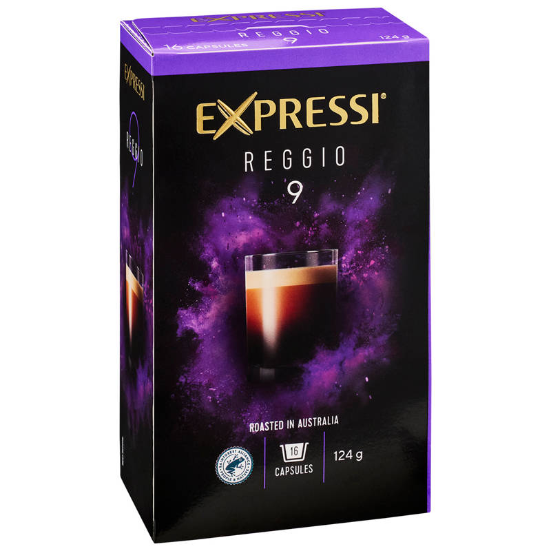 Coffee Capsules Reggio 16 Pack 124g