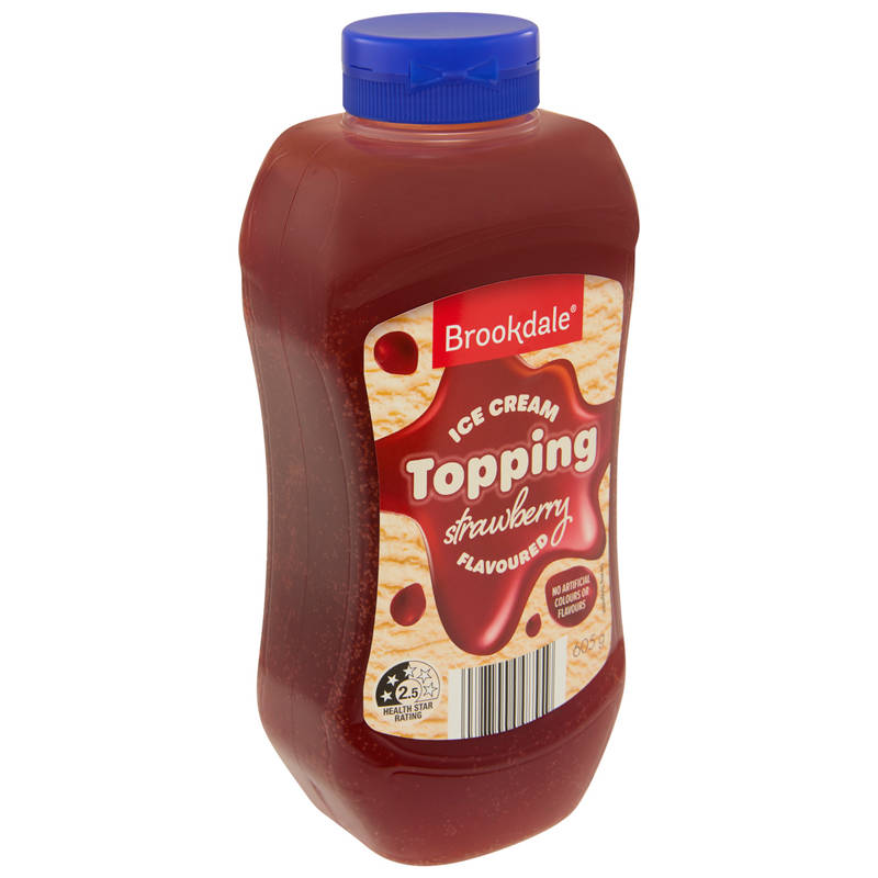 Strawberry Ice Cream Topping 605g