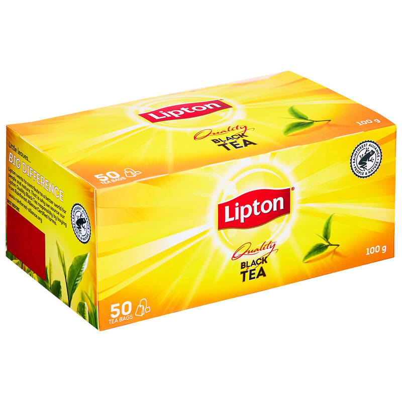 LIPTON Black Tea 50 Bags 100g