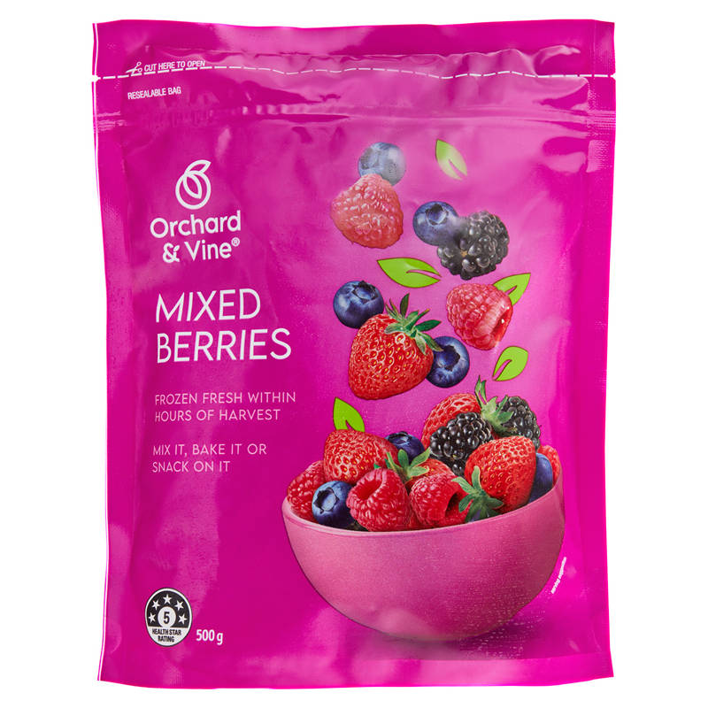 ORCHARD & VINE Mixed Berries 500g