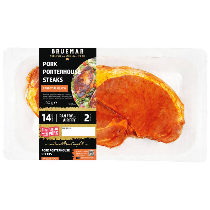 BRUEMAR Pork Porterhouse Steaks 400g