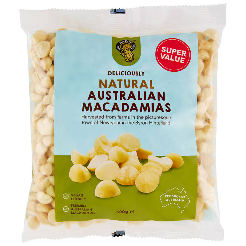 Natural Australian Macadamias 600g