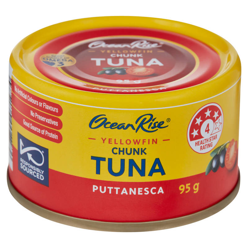 OCEAN RISE Yellowfin Tuna Chunks with Puttanesca 95g