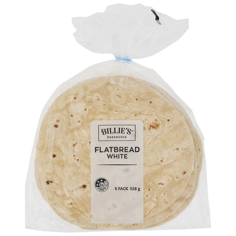 Flatbread White 6 Pack 528g