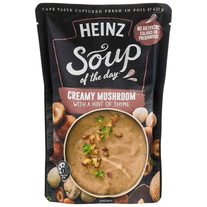 HEINZ Creamy Mushroom with a hint of Thyme Soup 430g