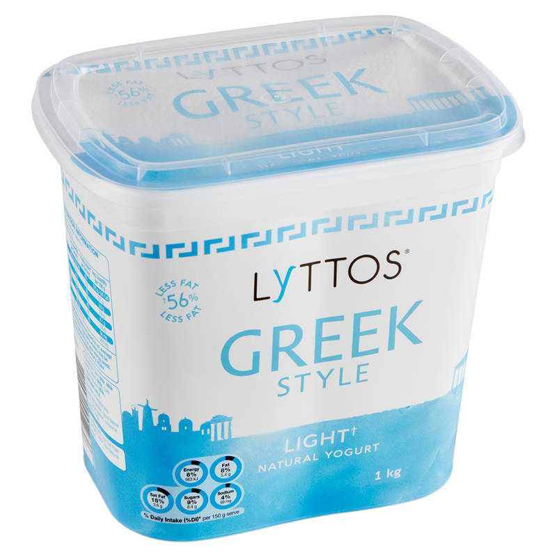 Light Greek Style Natural Yogurt 1kg