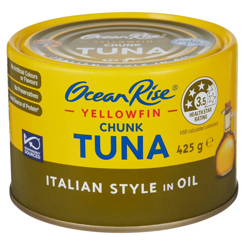 OCEAN RISE Yellowfin Tuna Chunks in Oil 425g