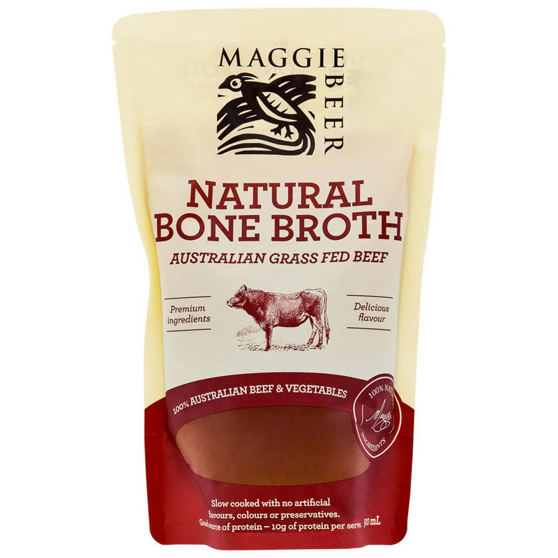 MAGGIE BEER Natural Bone Broth 500ml Beef
