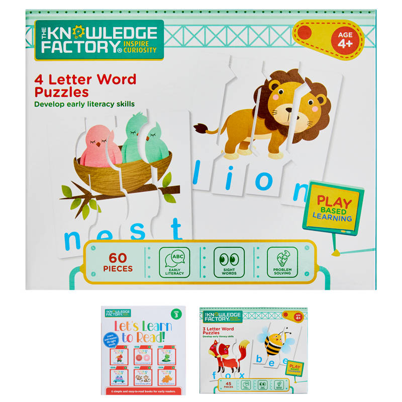 THE KNOWLEDGE FACTORY Early Learning Games or Puzzles