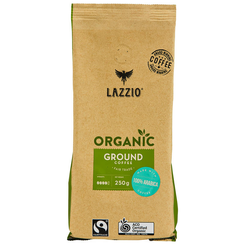 LAZZIO Organic Coffee Ground 250g