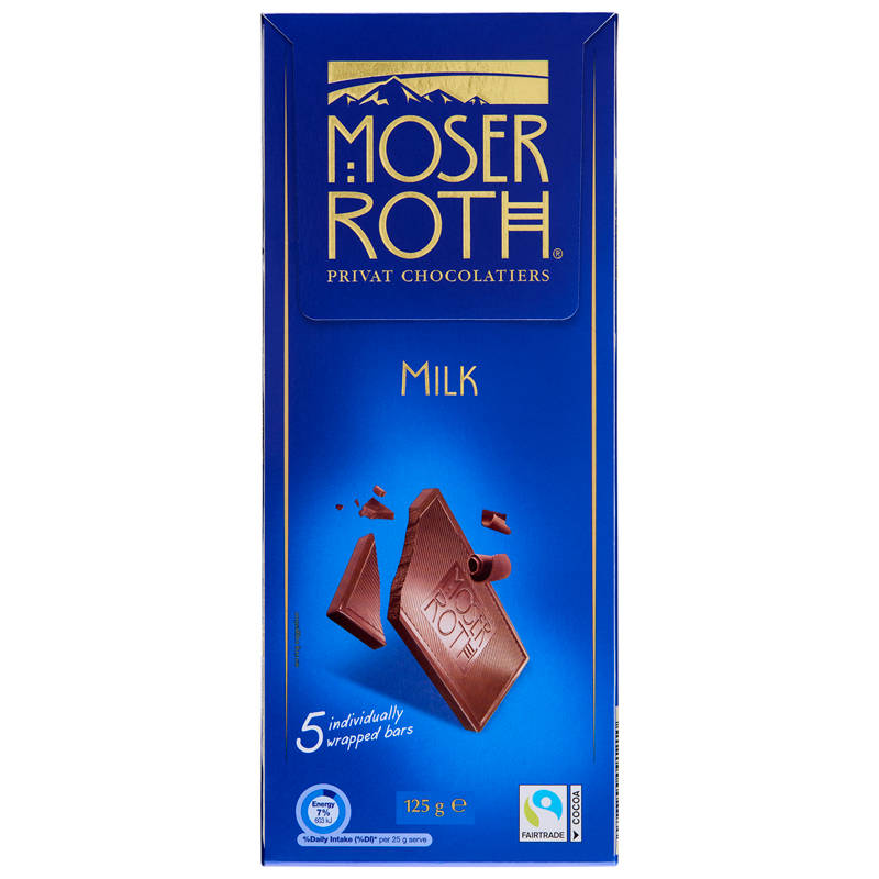 Finest Milk Chocolate 5 Pack 125g