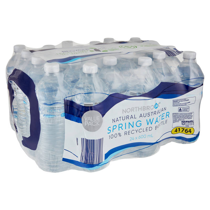 NORTHBROOK Natural Australian Spring Water 24x600ml