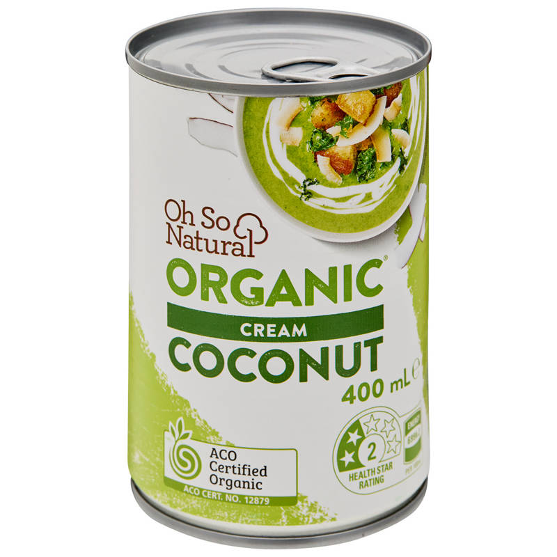 OH SO NATURAL ORGANIC Organic Coconut Cream 400ml