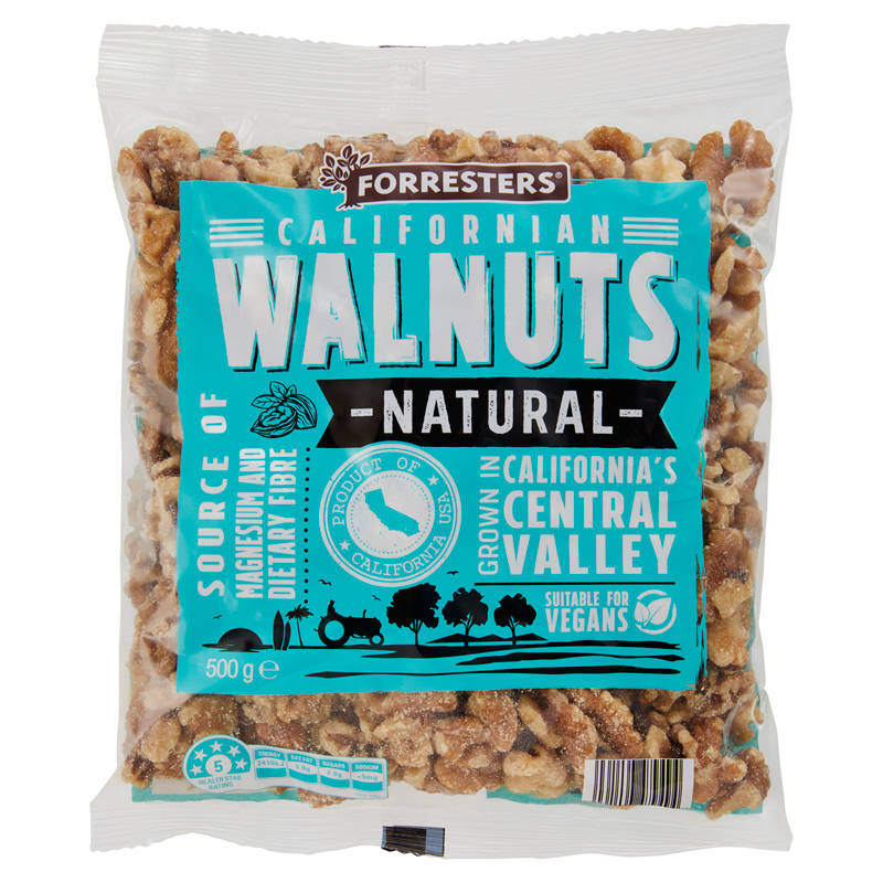 FORRESTERS Natural Walnuts 500g