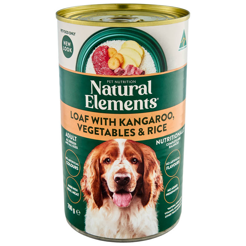 Dog Food Loaf with Kangaroo, Vegetables & Rice 700g