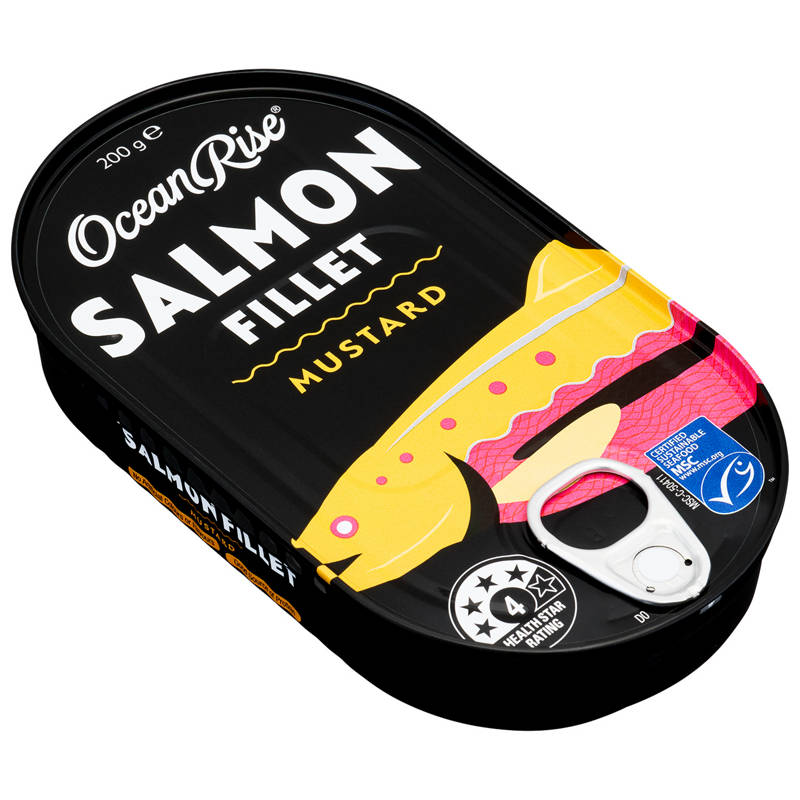 OCEAN RISE Salmon Fillet Mustard 200g