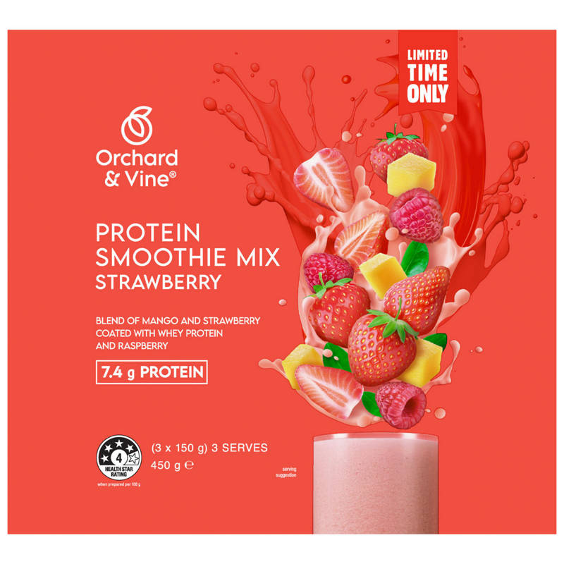 Protein Smoothie Mix Strawberry 450g