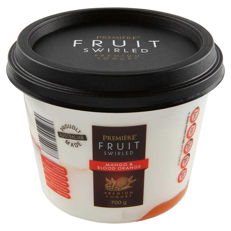 PREMIERE Fruit Swirl Mango & Blood Orange Yogurt 700g