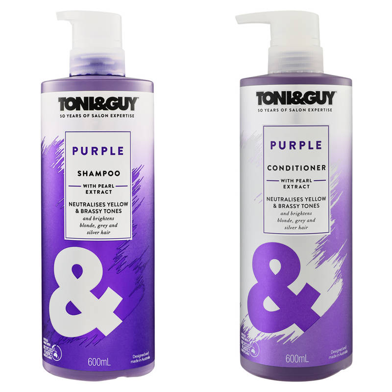 TONI & GUY Purple Shampoo or Conditioner 600ml
