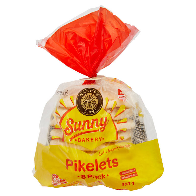 BAKERS LIFE Sunny Pikelets 8 Pack 200g