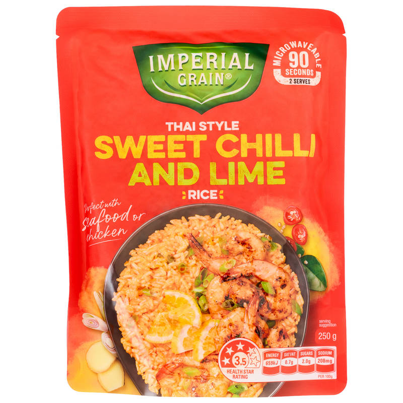 Sweet Chilli & Lime Rice Pouch 250g