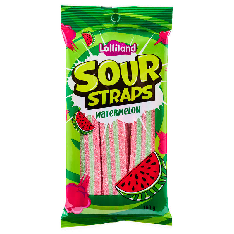 LOLLILAND Sour Straps Watermelon 160g
