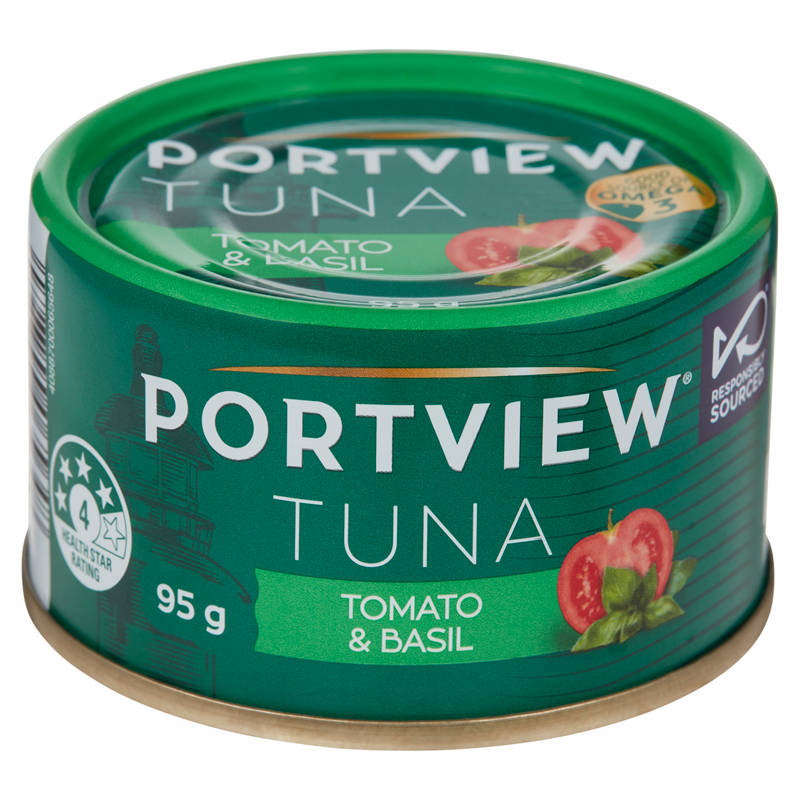 PORTVIEW Tomato & Basil Tuna 95g