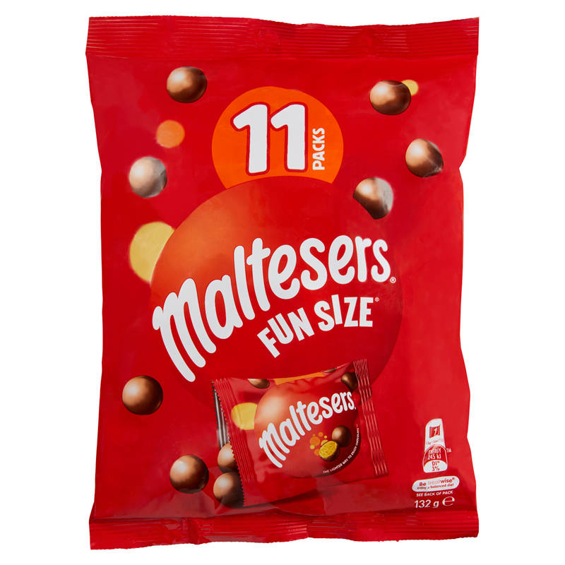 Maltesers Fun Size Share Pack Chocolate 11 Pack 132g