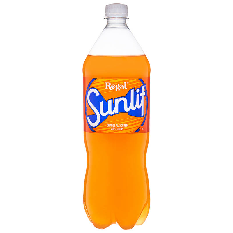 Save $1.17 on SUNLIT orange soft drink at Aldi