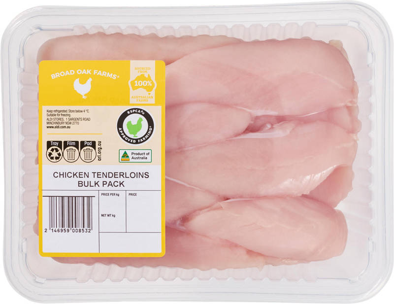 RSPCA Approved Chicken Tenderloins Bulk Pack