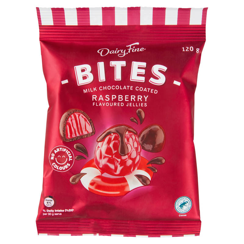 Milk Chocolate Raspberry Bites 120g