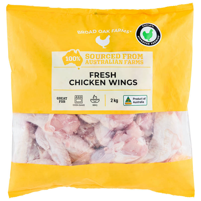 RSPCA Approved Chicken Wings Bulk 2kg