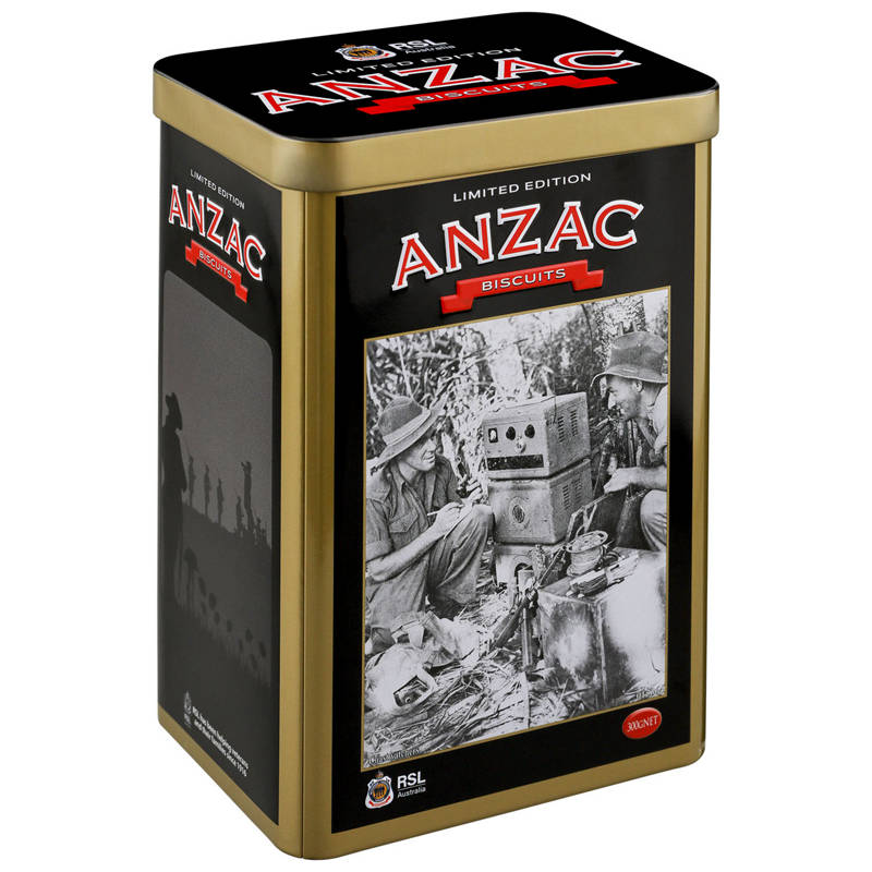 BAKERS FINEST Anzac Biscuit Tin 300g