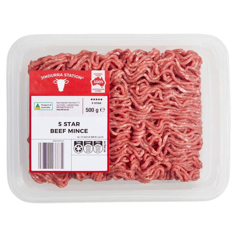JINDURRA STATION 5 Star Beef Mince 500g