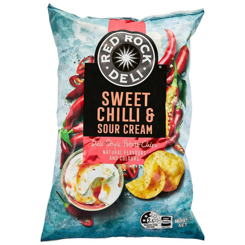 Sweet Chilli & Sour Cream Chips 165g