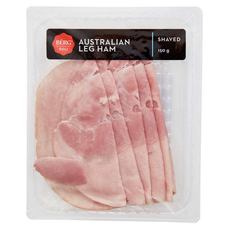 BERG Australian Leg Ham Off The Bone Shaved 150g