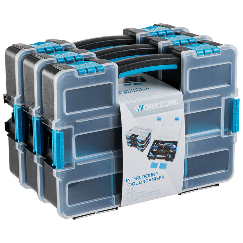 WORKZONE Tool Organiser Set 3 Piece