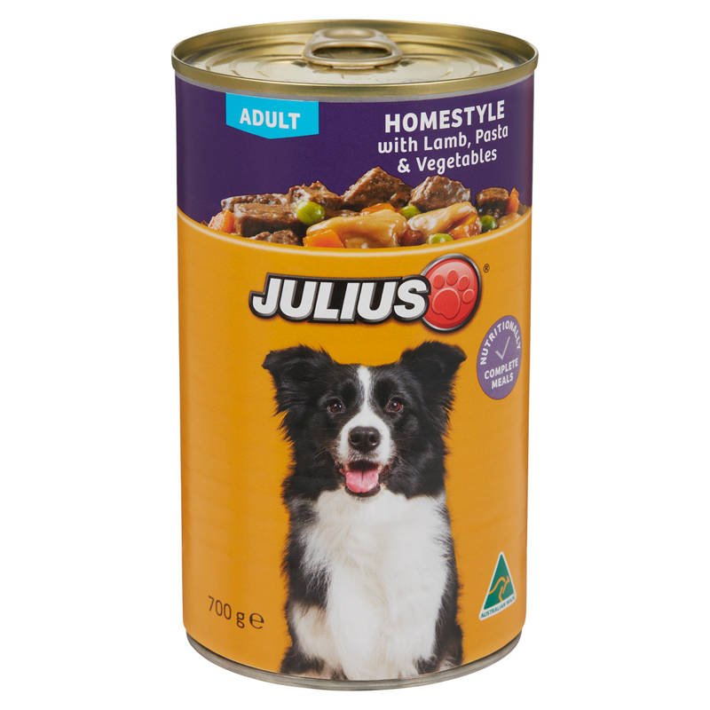 JULIUS Adult Dog Food Homestyle with Lamb, Pasta & Vegetables 700g
