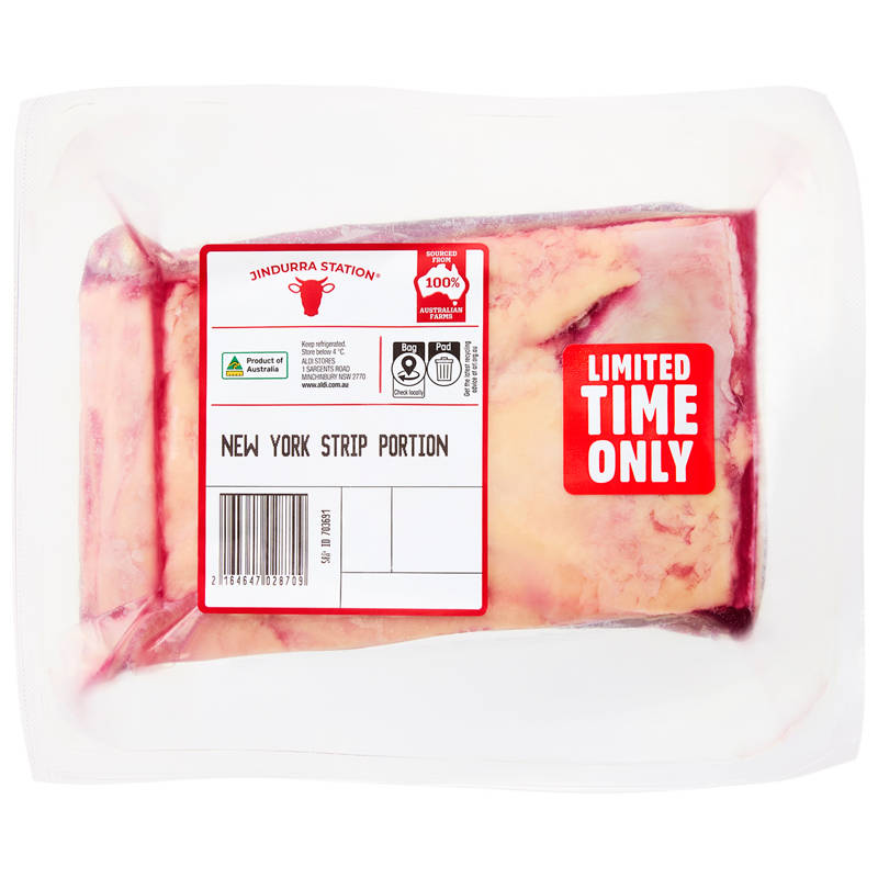 New York Beef Strip Portion