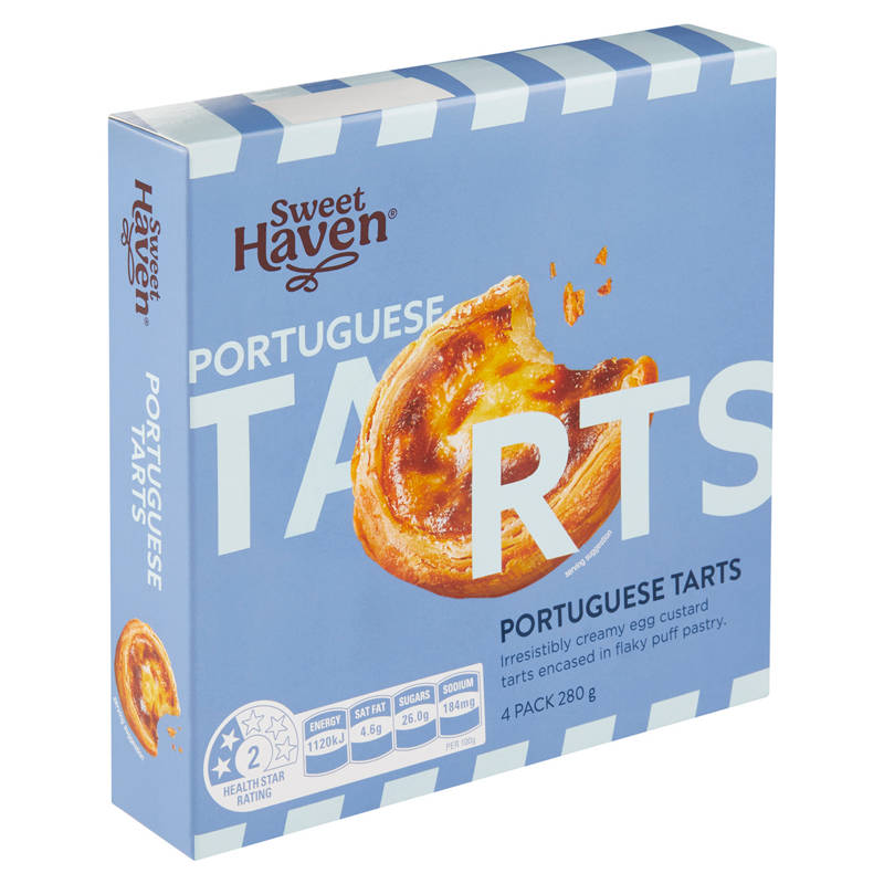 Portuguese Tarts 4 Pack 280g